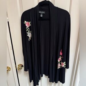 INC Embroidered Cardigan